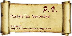 Pinkász Veronika névjegykártya